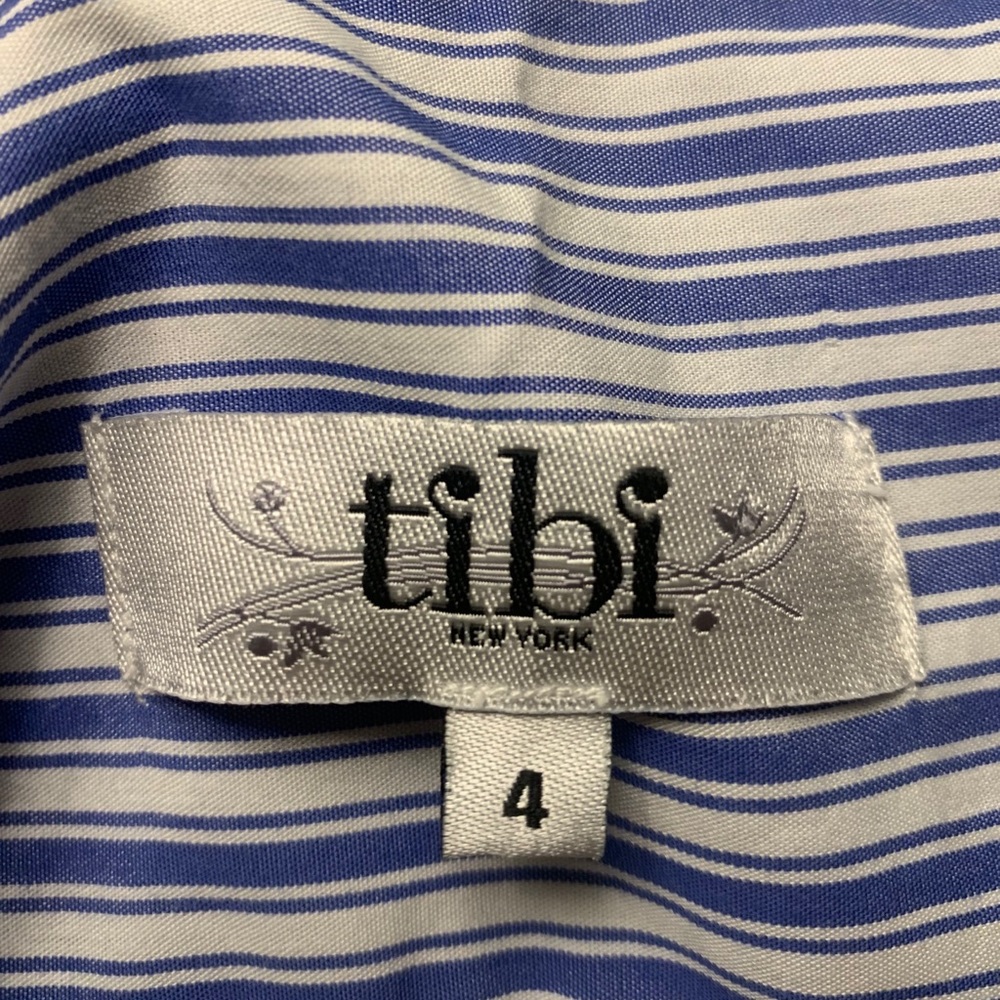 Blue striped Tibi Dress. - Picture 5 of 5